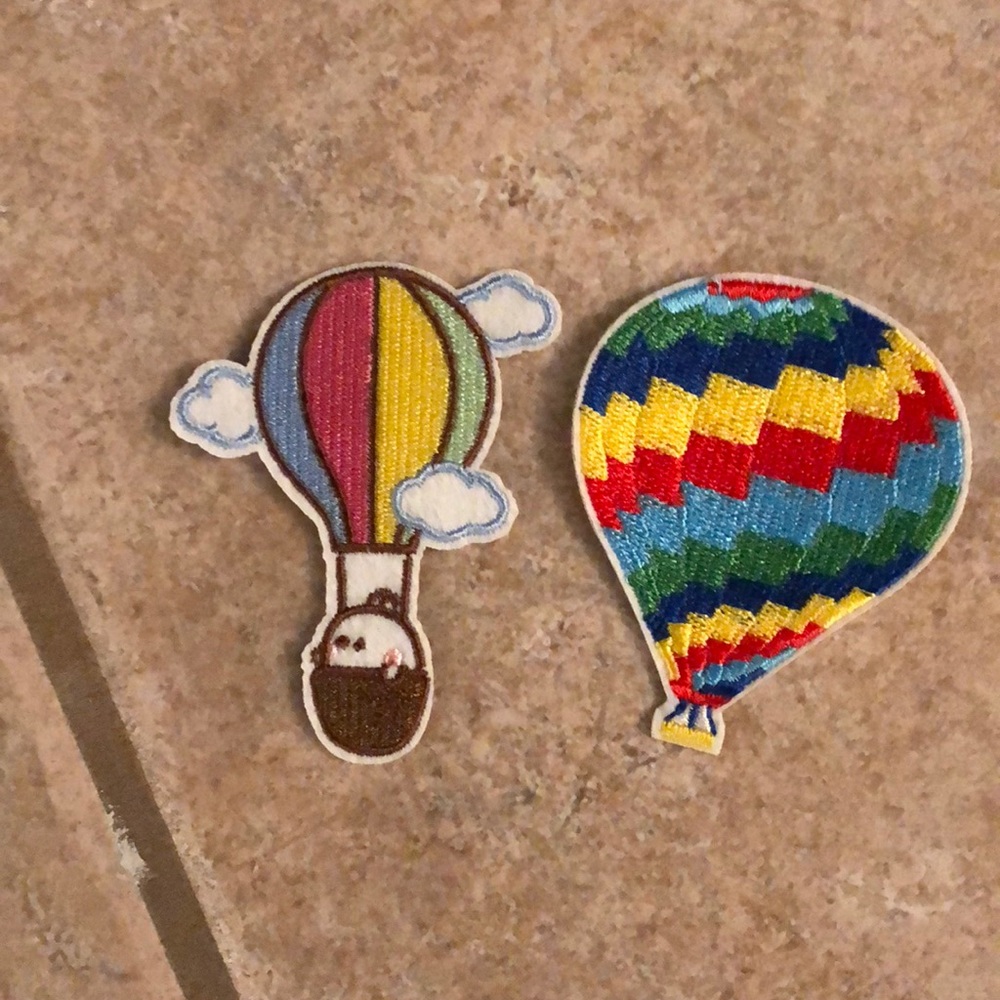Cloud patch! Iron on! With air balloons❣️